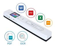 IRIScan Book 7 Dyslexic: regle Scanner | Documento Scanner a4 | Escaneo a Word, PDF, XLS | Tarjeta SD | Escaneo a través de USB | Win Mac