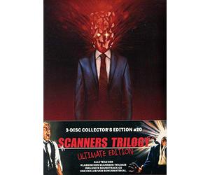 Scanners Trilogy - Mediabook - 3-Disc Limited Collector's Edition Nr. 20 (2 Blu-rays + CD-Soundtrack, Limitiert auf 1222 Stück) [Alemania] [Blu-ray]