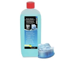 ScanPart Braun líquido de limpieza compatible para afeitadoras, 1 l, aroma a limón, para el sistema de limpieza | elimina la suciedad y lubrica las láminas y las cuchillas; rendimiento | 6 recargas