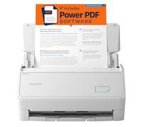ScanSnap iX2400 A4 Document Scanner (White) - Incluye software PDF de tungsteno - 45 ppm dúplex, alimentador automático de documentos, USB 3.2, Wi-Fi y Bluetooth, escáner de oficina de alta resolución