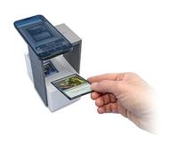 Scanstand para Tarjetas sin Manga de tamaño estándar, Gris, Soporte para teléfono y Canal de Tarjetas Intercambiables, Accesorio de aplicación de escáner ManaBox y Magic TCG, escanea rápidamente y