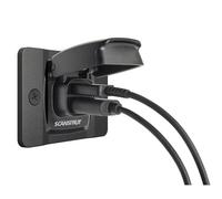Scanstrut ROKK Flip Pro - Cargador USB - IPX4 Impermeable Dual USB-A y USB-C Puerto de Carga rápida con Bisel Frontal | Enchufe de alimentación Marina y RV de 12/24 V