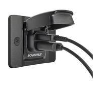 Scanstrut ROKK Flip Pro - Cargador USB - IPX4 Impermeable Dual USB-A y USB-C Puerto de Carga rápida con Bisel Frontal | Enchufe de alimentación Marina y RV de 12/24 V