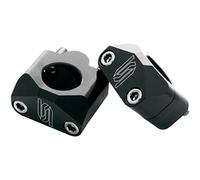 SCAR Adaptadores de Manillar Ø 22 a 28mm Moto Cross - Negro