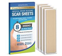 Scar Away - Hojas de silicona para cicatrices, eliminación avanzada de cicatrices para todos los tipos de cicatrices, cinta de silicona para cicatrices [suministro de 2 meses]
