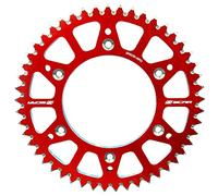 SCAR Corona Aluminio Antibarro Compatible con HONDA CR CRF CRFX CRFRX 125 250 450-48 dientes