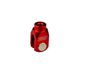 SCAR Distanciador Pedal Leva Bomba Freno Trasero Compatible con BETA RR XTRAINER RX RRX-PRO 125 250 300 350 390 430 480 13-26 KAWASAKI KX KXF KLXR KXX KLXR 65 250 300 450 02-26 - Rojo
