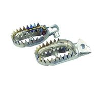 SCAR Estriberas Reposapies Titanio Compatible con YAMAHA YZ YZF YZX YZFX WRF 65 85 125 250 450