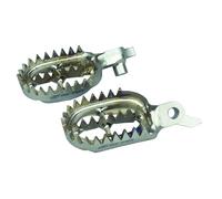 SCAR Estriberas Reposapies Titanio Compatible con YAMAHA YZF 450 YZF450F 23-26 YZ250F YZ450FX WR450F 24-26 WR250F YZ250FX 25-26 FANTIC XXF250 24-26 XXF450 23-26