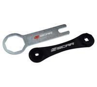 SCAR Llave Tapón Superior Horquilla KYB KAYABA Compatible con YAMAHA YZ YZF 125 250 450 YZ-F YZ250F YZ450F SHERCO SE SEF KYB FANTIC GASGAS KAWASAKI