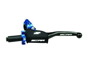 SCAR Palanca plegable + cazuela universal negra - rueda azul, negro