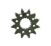 SCAR Piñón frontal compatible con KTM SX SXF EXC EXCF XC XCF XCW XCFW 125 150 250 300 350 450 500 530 HUSQVARNA TC TE FC FE TX FX 501 GASGAS MC MCF EC ECF EX EXF BETA 87-25 - 12 dientes