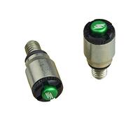 SCAR Purgadores de Horquilla Compatible con KAWASAKI KX KXF KLX 80 85 125 250 450 - Verde