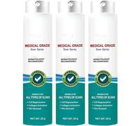 Scar Removal Spray, Scar Remove Medical Grade Scar Spray - Pregnant Women Stretch Mark Spray, Skincare Scar Spray for Scars from Injuries, Surgeries, Burns, Stretch Marks (3Pcs)