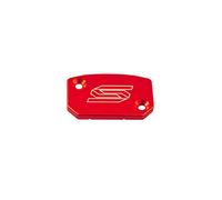 SCAR Tapa Bomba Embrague Compatible con BETA BREMBO RR XTRAINER 250 300 350 390 430 480 - Rojo