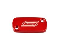 SCAR Tapa Bomba Freno Delantero Aluminio Compatible con HONDA CR CR-F CRF 125 150 250 450 MONKEY125 450RL - Rojo