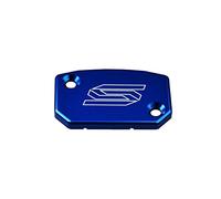 SCAR Tapa Bomba Freno Delantero Aluminio Compatible con SHERCO BREMBO SER SEFR 125 250 300 450 10-23 - Azul