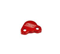 SCAR Tapa Bomba Freno Trasero Aluminio Compatible con HONDA CR CRF CRFX 125 150 250 450 CRF250R CRF450R 450RL 250F 450L 02-26 - Rojo