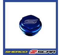 SCAR Tapa Bomba Freno Trasero Compatible con KTM SX SXF EXC TPI EXCF SMR XC XCF XC-WX XCW XCFW 125 250 300 350 450 500 530 04-26 SHERCO SE SEF SER SEFR 10-26 - Azul