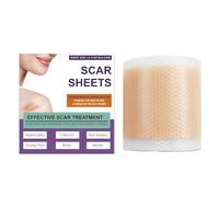 Scar Tape, Interactive Silicone Strip, Cuttable Recovery Stooge for Burns, C Section, Tummy Tuck Aftercare, Soft Sheets to Keloid and Surgical Mark 1,6 x 118 pulgadas