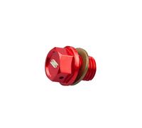 SCAR Tapón Vaciado compatible avec KTM SX SXF EXC EXC TPI EXCF 50 65 85 125 150 250 300 350 450 500 HUSQVARNA TC TE TEi TX FE FC FX FS GASGAS MC MCF EC ECF EX EXF 00-23 - Rojo