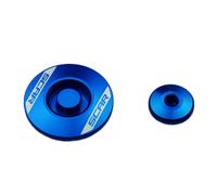 SCAR Tapas de Motor Tapón Tapones Compatible con YAMAHA YZ-F YZF 250 450 YZ450F MX 10-23 - Azul
