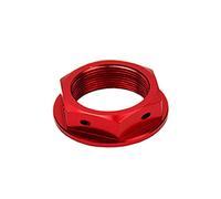 SCAR Tuerca Dirección Compatible con HONDA CR R CRF CRFX CRFRX CRFL 125 250 450 CRF250R CRF450R 01-26 - Rojo