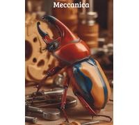 Scarabeo per meccanica: Dimensione A4 a quadretti 5mm.Il quaderno perfetto per scuola media e superiore, con copertine illustrate ispirate al mondo animale.