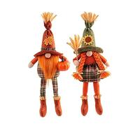 Scarecrow Gnomes Plush, Fall Harvest Decor for Home, Autumn Thanksgiving Decoration, Cute Couples Ornaments Thanksgiving Gifts