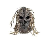 scarecrow Mask Halloween Adult Creepy Horror Full Head Scary Cosplay Carnival Party Prop Linen