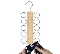 Scarf Organizer For Closet | Non Slip Hijab Rack Wall Mount Tie & Scarf Holder For Socks Shawls Towels Belts Bathroom Kitchen Bedroom Use