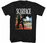 Scarface Hello Friend Unisex 100% Cotton Short-Sleeve T-Shirts Black S