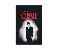 Scarface - Póster decorativo de Tony Montana The World Is Yours, lienzo decorativo para pared e impresión artística moderna para dormitorio familiar, 20 x 30 cm