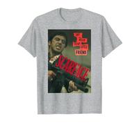 Scarface Say Hello To My Little Friend Photo Camiseta, Hombre, Gris Jaspeado, L