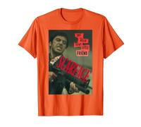 Scarface Say Hello To My Little Friend Photo Camiseta, Hombre, Naranja, 3XL