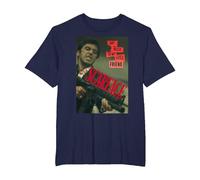 Scarface Say Hello To My Little Friend Photo Camiseta, Hombre Tallas Grandes, Azul Marino, 6X Alto