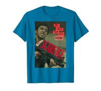 Scarface Say Hello To My Little Friend Photo Camiseta, Hombre, Zafiro, 3XL