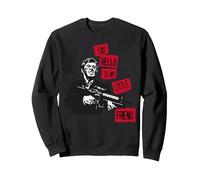 Scarface Say Hello To My Little Friend Portrait Sudadera, Unisex para Adultos, Negro, S