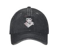 Scarface Tony Montana Movie Gorras de béisbol Unisex Plata Power Respect Hats Desgastado Vintage Entrenamientos al Aire Libre Snapback Ajustable Multicolor