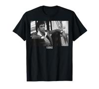 Scarface Tony Montana Sentado Retrato Logo Camiseta