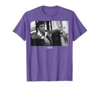 Scarface Tony Montana Sitting Portrait Logo Camiseta para mujer