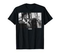 Scarface Tony Montana Sitting Retrait Logo Camiseta