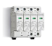 Scaricatore di sovratensione SPD Tipo 2 Trifase 4 varistori Finder 7P2582750020
