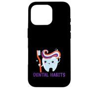 Scarily Buenos Hábitos Dentales Odontología Dental Halloween Carcasa para iPhone 16 Pro