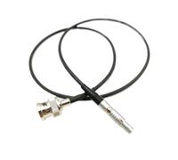 Scarl~t Timecode FGG 00 Cable adaptador de código tiempo audio BNC macho recto 4 pines(Straight BNC Cable,80cm)