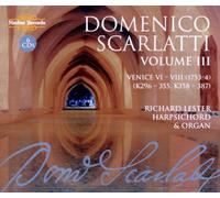 Domenico Scarlatti Complete Sonatas, The - Vol. 3 (Lester) (CD) Album