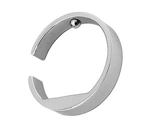 scarlet health - Anillo de acupresión"Good Night 925 plata de ley", aplicación en el dedo pequeño, tamaño del anillo y presión de presión ajustable, circunferencia: 60 mm (diámetro 19 mm)