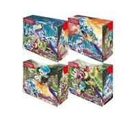 (Scarlet Violet 1 BOX)360Pcs Pokemon Card Prismatic Evolutions Scarlet Violet 151 Surging Sparks WHITE FLARE English Booster Battle Transaction Card
