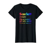 Scarlett como Una Chica Normal Solo Cooler Queen Nombre Camiseta
