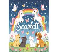 Scarlett Personalized Notebook: Contains select sheets w/inspirational quotes and is perfect for journaling, note taking, or just having fun and ... sized (8.5x11) perfect for notes or big jobs.